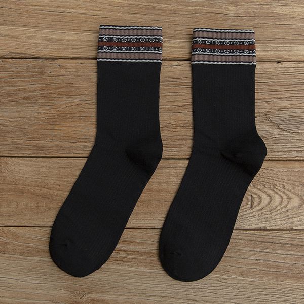 autumn and winter new medium national medium cotton women's mid-calf socks ethnic style mori style personalized breathable sweat-absorb, Black
autumn and winter new medium national medium cotton women's mid-calf socks ethnic style mori style personalized breathable sweat-absorb, Black