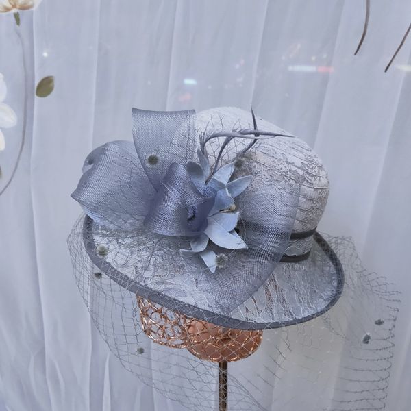 mingli tengda women's summer curling mesh sun hat royal elegant lace flower travel sun protection hat fashion fascinator fedora, Blue;gray
mingli tengda women's summer curling mesh sun hat royal elegant lace flower travel sun protection hat fashion fascinator fedora, Blue;gray
