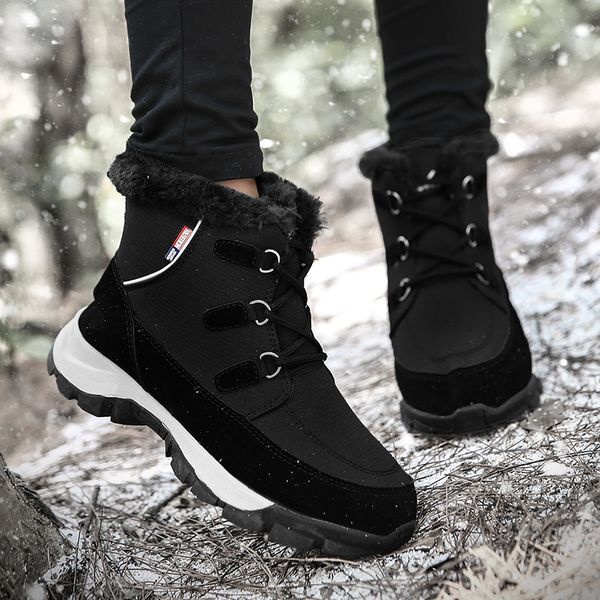 new brand winter boots women warm keep shoes snow boots anti-skid lady winter sneakers plush outdoor walking shoes plus size 42, Black
new brand winter boots women warm keep shoes snow boots anti-skid lady winter sneakers plush outdoor walking shoes plus size 42, Black