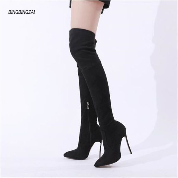 bbzai new pattern europe and america superior quality women's boots 12cm thin heels female money pipe dance botas mujer 34 42 43, Black
bbzai new pattern europe and america superior quality women's boots 12cm thin heels female money pipe dance botas mujer 34 42 43, Black