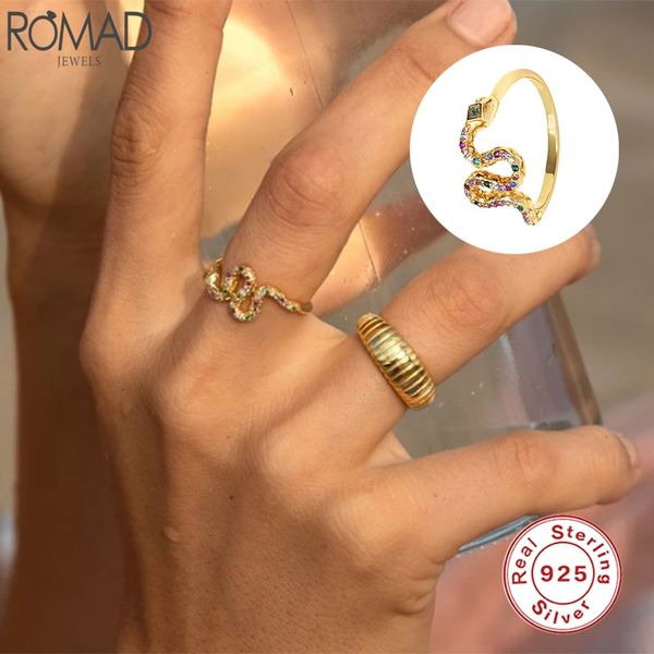romad luxury 925 стерлингового серебра кольца перста красочные циркон snake charm кольца для женщин свадебные украшения bague anillos w4, Golden;silver
romad luxury 925 стерлингового серебра кольца перста красочные циркон snake charm кольца для женщин свадебные украшения bague anillos w4, Golden;silver