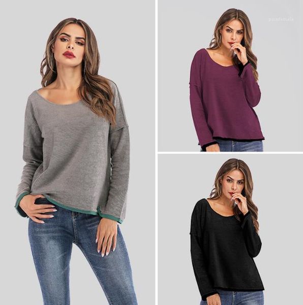 clothing casual contrast color women tshirt panelled o neck long sleeve loose tees new women autumn, White
clothing casual contrast color women tshirt panelled o neck long sleeve loose tees new women autumn, White