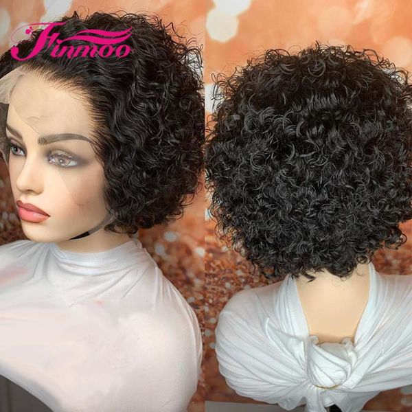 lace wigs pixie cut wig curly front human hair for black women 4x4 closure brazilian remy short bob 150%, Black;brown
lace wigs pixie cut wig curly front human hair for black women 4x4 closure brazilian remy short bob 150%, Black;brown
