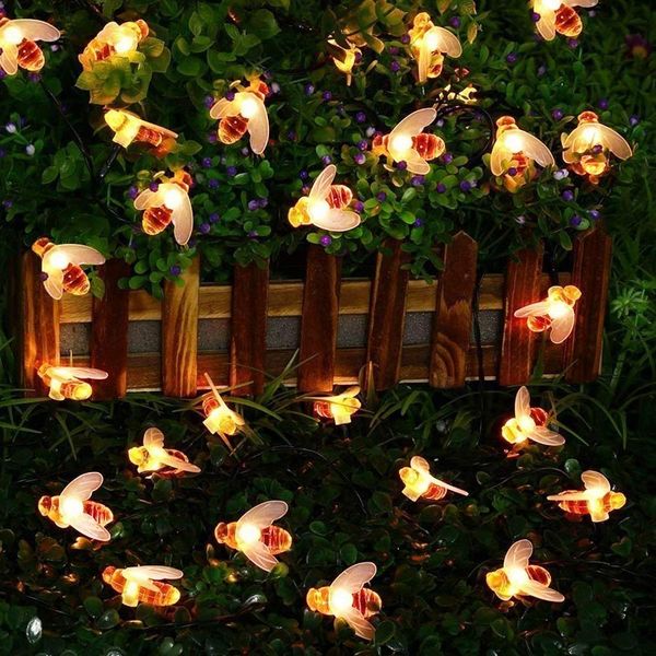 honeybee decorative string light 20 50 led solar bee fairy lights for wedding party festival indoor outdoor fence garland lights
honeybee decorative string light 20 50 led solar bee fairy lights for wedding party festival indoor outdoor fence garland lights