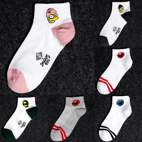 men's fashion brand mesh sesame street simpson shallow mouth socks couple female couple socks cartoon breathable sweat-absorbent summer, Black
men's fashion brand mesh sesame street simpson shallow mouth socks couple female couple socks cartoon breathable sweat-absorbent summer, Black
