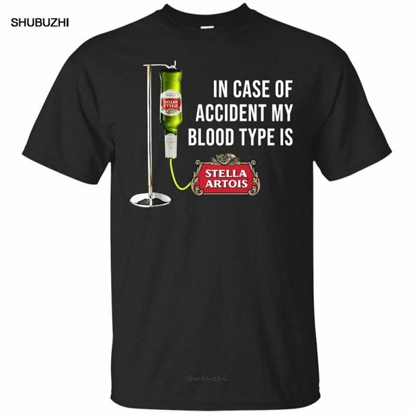 in of accident my blood type is stella artois black t-shirt size s-xxxl fashion t-shirt men cotton brand teeshirt
in of accident my blood type is stella artois black t-shirt size s-xxxl fashion t-shirt men cotton brand teeshirt