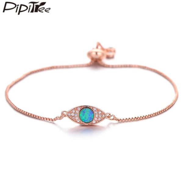 pipitree 2020 new fashion blue fire opal bracelet cubic zirconia evil eye bracelets for women men slider chain jewelry gift, Golden;silver
pipitree 2020 new fashion blue fire opal bracelet cubic zirconia evil eye bracelets for women men slider chain jewelry gift, Golden;silver
