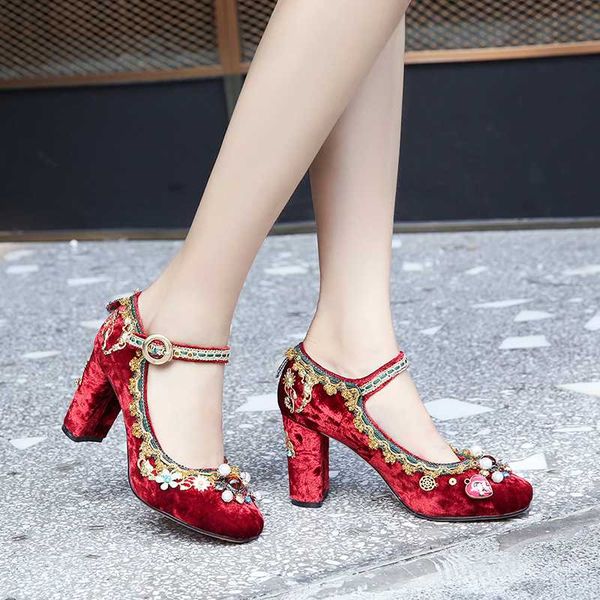 high heeled pumps for women silk shoes women pumps round toe ankle buckle strap diamond embroidery handmade, Black
high heeled pumps for women silk shoes women pumps round toe ankle buckle strap diamond embroidery handmade, Black