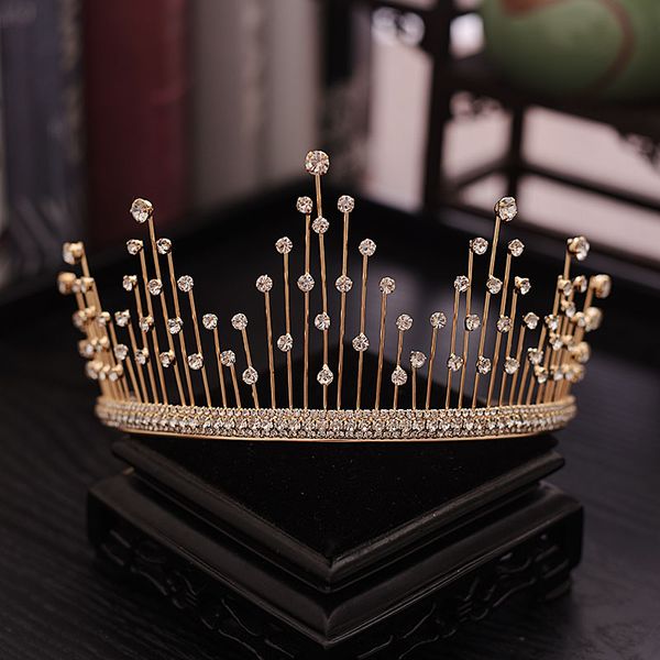 ataullah luxury rhinestone bridal tiara vintage queen princess crown crystal diadem wedding hair tiaras jewelry headpiece hw001, Golden;silver
ataullah luxury rhinestone bridal tiara vintage queen princess crown crystal diadem wedding hair tiaras jewelry headpiece hw001, Golden;silver