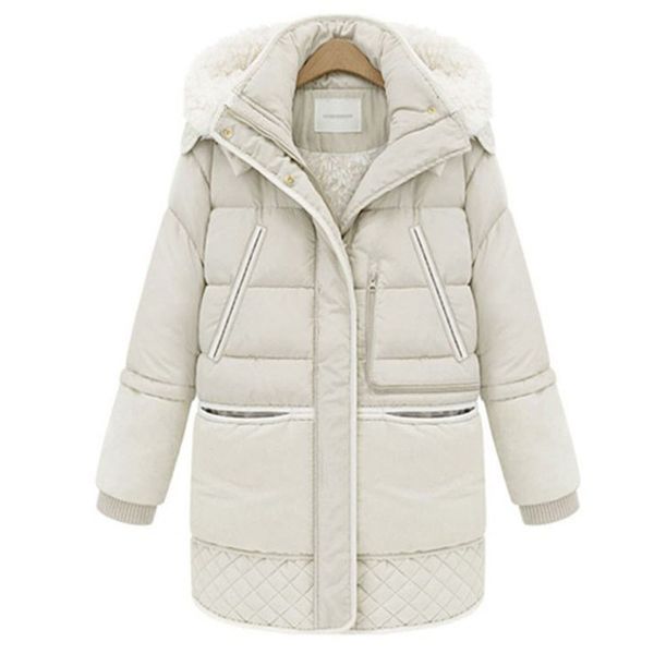 winter jacket down cotton coat women padded long slim hooded parkas female plus size warm wool jackets outwear clothing f622, Black
winter jacket down cotton coat women padded long slim hooded parkas female plus size warm wool jackets outwear clothing f622, Black