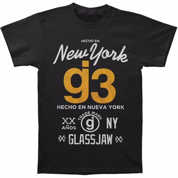 2019 100% cotton short sleeve tee harajuku funny men tee shirts glassjaw men's hecho en new york t-shirt design t shirt
2019 100% cotton short sleeve tee harajuku funny men tee shirts glassjaw men's hecho en new york t-shirt design t shirt