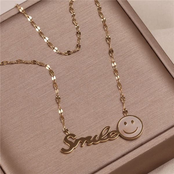 fashion titanium steel shell stone pendant necklace women exquisite stainless steel clavicle chain anniversary gift for girls, Silver
fashion titanium steel shell stone pendant necklace women exquisite stainless steel clavicle chain anniversary gift for girls, Silver