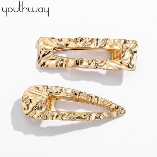 ins gold color metal hair clips irregularity hammer alligator clip fahion model show hair styling hairpins, Golden;silver
ins gold color metal hair clips irregularity hammer alligator clip fahion model show hair styling hairpins, Golden;silver