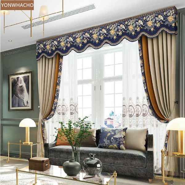 custom curtains european luxury chenille thickening shad living room beige cloth blackout curtain tulle valance drape b681
custom curtains european luxury chenille thickening shad living room beige cloth blackout curtain tulle valance drape b681
