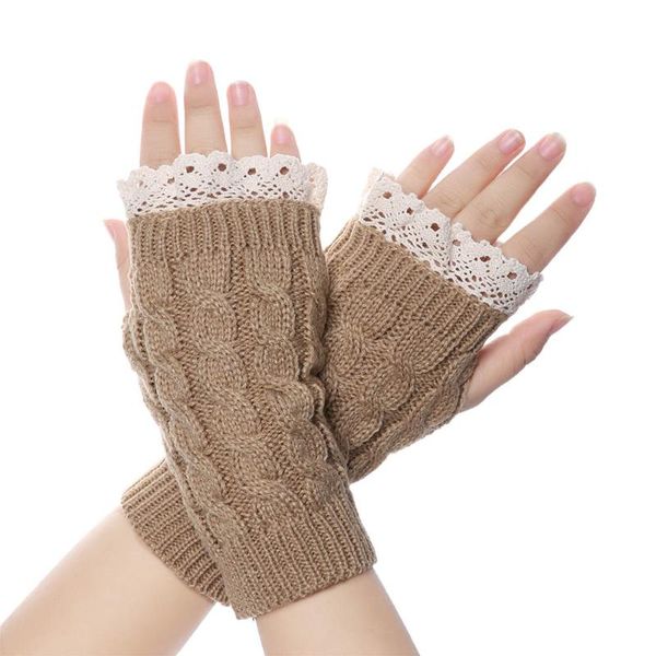 new women lace flower long knitted gloves winter thick warm fingerless candy color mittens soft elastic arm warmers, Blue;gray
new women lace flower long knitted gloves winter thick warm fingerless candy color mittens soft elastic arm warmers, Blue;gray