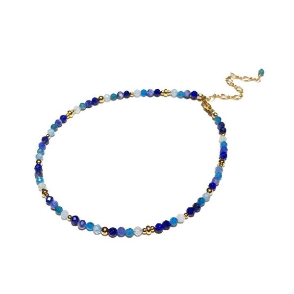 lii ji gradient blue stone anklet bracelet natural stone lapis lazuli sodalite apatite aquamarine 14k gold filled jewelry 24+5cm, Red;blue
lii ji gradient blue stone anklet bracelet natural stone lapis lazuli sodalite apatite aquamarine 14k gold filled jewelry 24+5cm, Red;blue