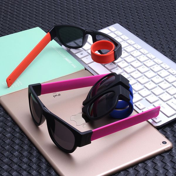 modern protable wrist polarized sunglasses men women clap ring foldable outdoor cool beach sun glasses feminino, White;black
modern protable wrist polarized sunglasses men women clap ring foldable outdoor cool beach sun glasses feminino, White;black