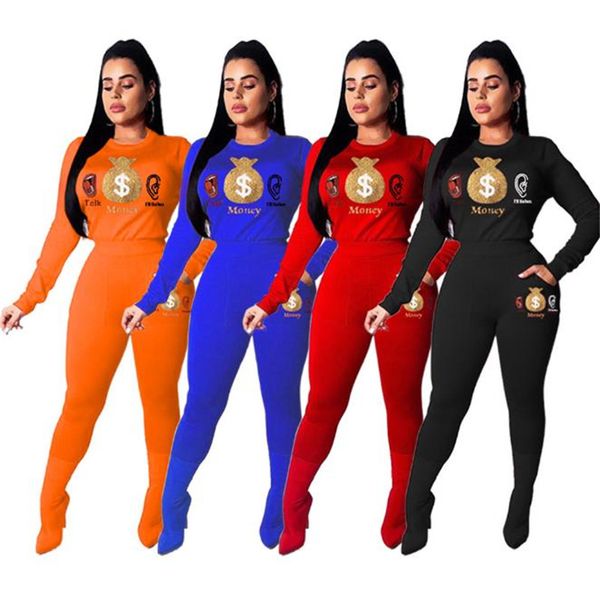 womens two piece jogging suits fashion gilding pattern 2 piece legging sets new autumn women clothes, Gray
womens two piece jogging suits fashion gilding pattern 2 piece legging sets new autumn women clothes, Gray
