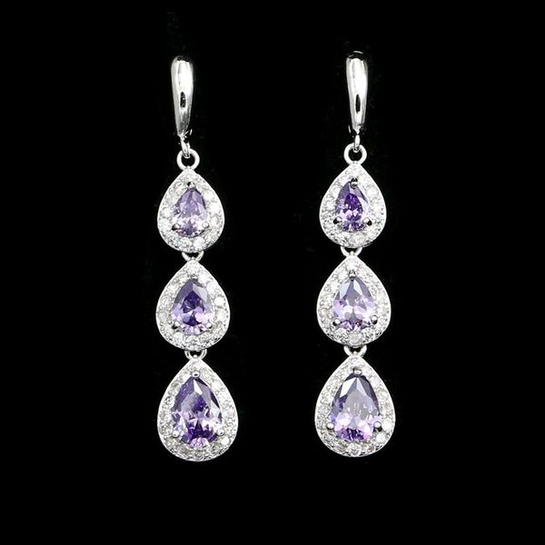 dangle & chandelier water drop 925 sterling silver earrings for women purple cubic zirconia white crystal long
dangle & chandelier water drop 925 sterling silver earrings for women purple cubic zirconia white crystal long