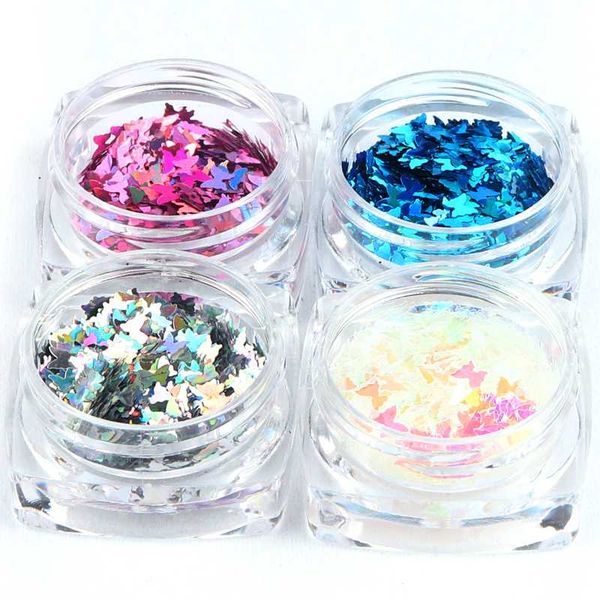 nail glitter 4 colors/set holographic butterfly shape 3d nails art laser silver ab sequins spangles polish manicure accessories, Silver;gold
nail glitter 4 colors/set holographic butterfly shape 3d nails art laser silver ab sequins spangles polish manicure accessories, Silver;gold