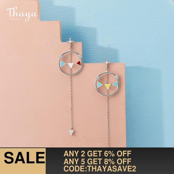 thaya 100% authentic s925 sterling silver colorful flags drop dangle earring enamel summer for women fashion gift fine jewelry
thaya 100% authentic s925 sterling silver colorful flags drop dangle earring enamel summer for women fashion gift fine jewelry