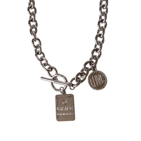 personality hip-hop aesthetic creative tide female necklace worn daily by taking snaps atmospheric necklace female students, Silver
personality hip-hop aesthetic creative tide female necklace worn daily by taking snaps atmospheric necklace female students, Silver