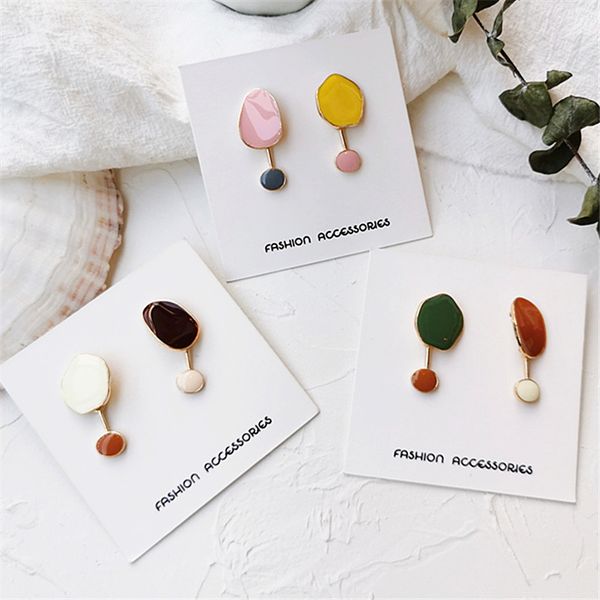 women earrings colorful color assembling and earrings retro irregular small pure and fresh stud wholesale, Golden;silver
women earrings colorful color assembling and earrings retro irregular small pure and fresh stud wholesale, Golden;silver