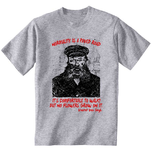 винсент ван гог нормальность - новый хлопок серый серый tshirt юмористическая tee shirt
винсент ван гог нормальность - новый хлопок серый серый tshirt юмористическая tee shirt