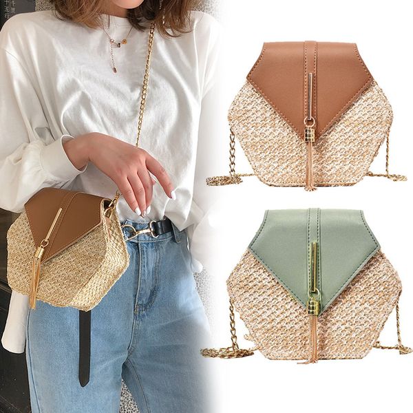 2020 new women summer straw pu leather rattan bag woven beach bohemia shoulder bag female messenger bags bolsa feminina
2020 new women summer straw pu leather rattan bag woven beach bohemia shoulder bag female messenger bags bolsa feminina