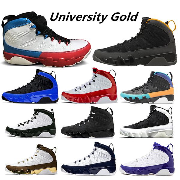 2020 new university gold 9 9s racer blue chameleon men basketball shoes gym red bred space jam anthracite men trainers zapatos sneakers, White;red
2020 new university gold 9 9s racer blue chameleon men basketball shoes gym red bred space jam anthracite men trainers zapatos sneakers, White;red
