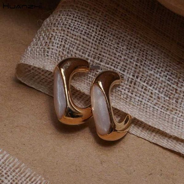 stud huanzhi 2021 korean design geometric small resin metal gold earrings for women vintage style girl party jewelry gift, Golden;silver
stud huanzhi 2021 korean design geometric small resin metal gold earrings for women vintage style girl party jewelry gift, Golden;silver