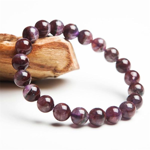 9mm genuine purple red natural auralite 23 bracelet crystal quartz round beads stone charm stretch bracelet, Black
9mm genuine purple red natural auralite 23 bracelet crystal quartz round beads stone charm stretch bracelet, Black