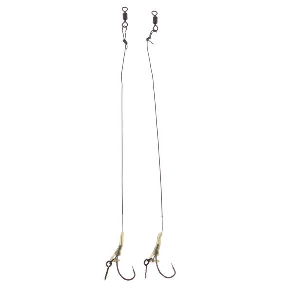 2pcs carp рыболовные установки для волос карп буровые установки с плетеной линией колючая крюк свернуть 23 см / 9,1 дюйма
2pcs carp рыболовные установки для волос карп буровые установки с плетеной линией колючая крюк свернуть 23 см / 9,1 дюйма