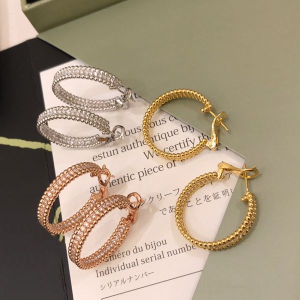 2020 brand solid 925 sterling silver jewelry for women beads circle earrings party jewelry big round trendy design earrings, Golden;silver
2020 brand solid 925 sterling silver jewelry for women beads circle earrings party jewelry big round trendy design earrings, Golden;silver