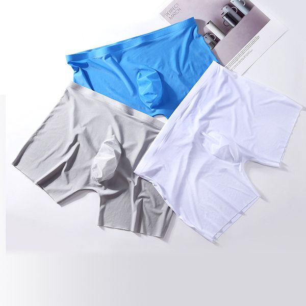 underpants 2psc/lot transparent men seamless one-piece integrated boxers thin breathable cool pure colour ice silk fitted underwear, Black;white
underpants 2psc/lot transparent men seamless one-piece integrated boxers thin breathable cool pure colour ice silk fitted underwear, Black;white