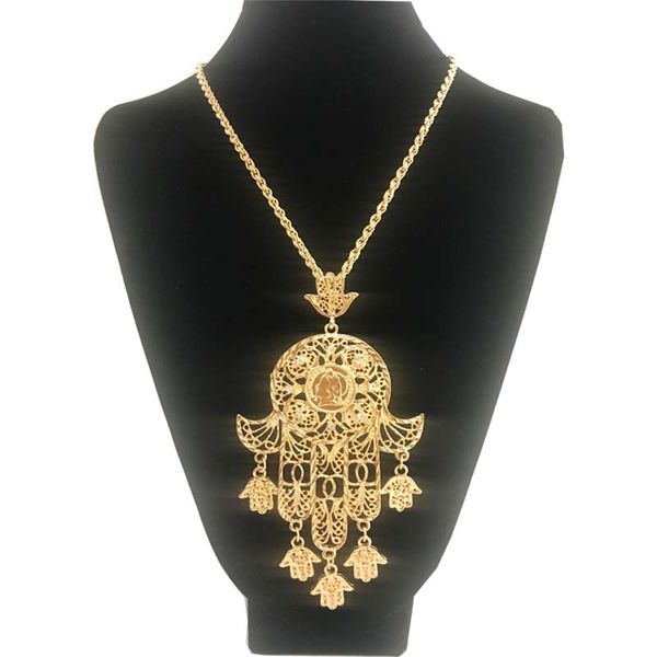 pendant necklaces fashion hand necklace for women collares arabic gold color of fatima necklaces,collier femme palm drop, Silver
pendant necklaces fashion hand necklace for women collares arabic gold color of fatima necklaces,collier femme palm drop, Silver