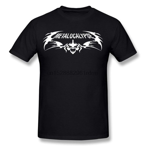 clothing bahao mens t shirt mens dethklok metalocalypse logo t shirt black 6126