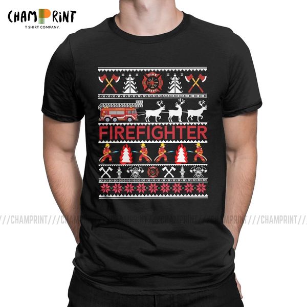 firefighter ugly christmas sweater t shirt men's cotton novelty t-shirt round neck firefighter fireman tees gift idea clothes
firefighter ugly christmas sweater t shirt men's cotton novelty t-shirt round neck firefighter fireman tees gift idea clothes