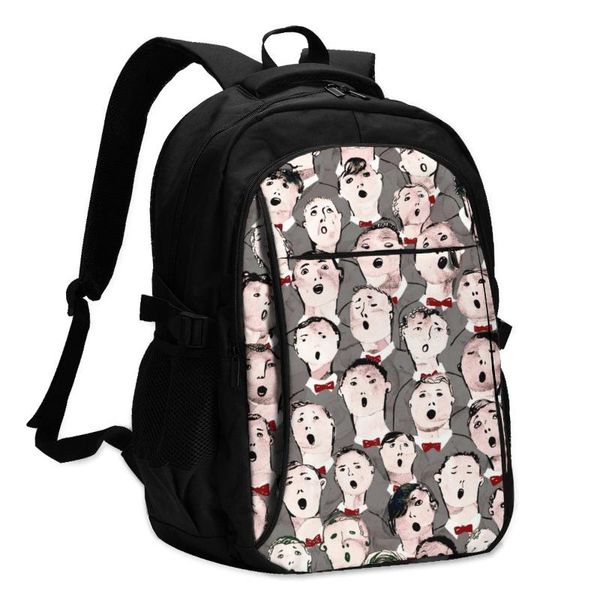 usb charging lapwomen's backpack for teenage students girls school backpack hand drawn boys choir travel bagpack
usb charging lapwomen's backpack for teenage students girls school backpack hand drawn boys choir travel bagpack