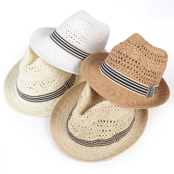 wide brim hats western cowboy hat men kids summer 2021 beach sun panama jazz straw sombreros de playa fedora cap breathable sunhat, Blue;gray
wide brim hats western cowboy hat men kids summer 2021 beach sun panama jazz straw sombreros de playa fedora cap breathable sunhat, Blue;gray