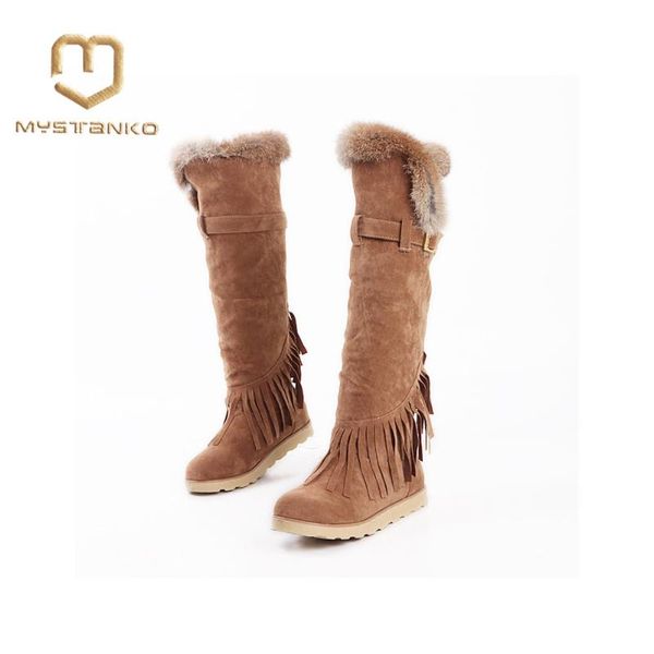 flat with high boots round tassels frosted casual snow shoes large size platform fur boots above warm winter boots. xz-102, Black
flat with high boots round tassels frosted casual snow shoes large size platform fur boots above warm winter boots. xz-102, Black