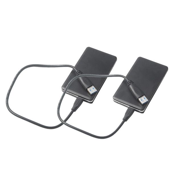 2x 1.8 micro sata 16pin (7 9) hdd to usb 3.0 external hard disk enclosure