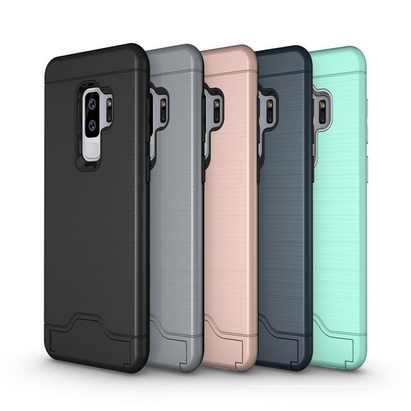 armor hybrid brushed for samsung galaxy s9 plus case s8 plus brush phone case cover inside credit card slot with stand
armor hybrid brushed for samsung galaxy s9 plus case s8 plus brush phone case cover inside credit card slot with stand