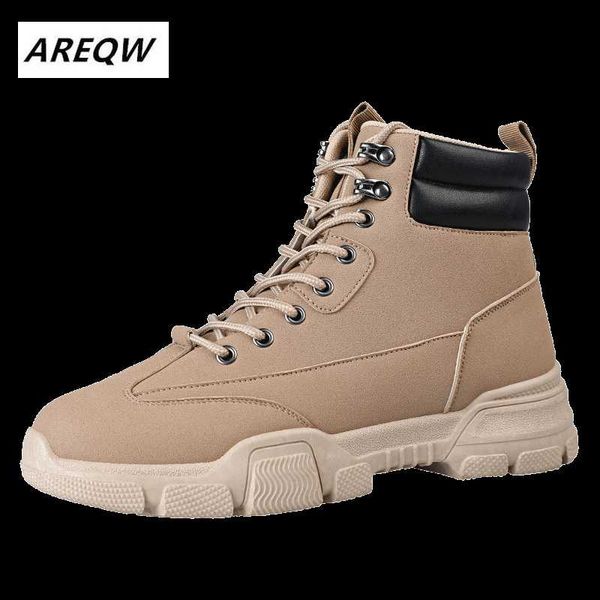 2020 new winter solid color wild plus velvet men's high-outdoor boots shoes trend flat wear men's boots, Black
2020 new winter solid color wild plus velvet men's high-outdoor boots shoes trend flat wear men's boots, Black