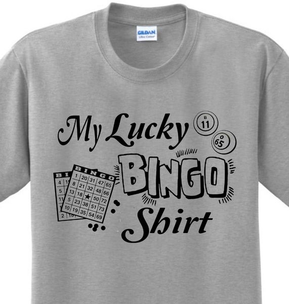 lucky bingo shirt funny gambling tee humor novelty t-shirt fashion clothing men street wear new printed cool offensive shirts 
lucky bingo shirt funny gambling tee humor novelty t-shirt fashion clothing men street wear new printed cool offensive shirts