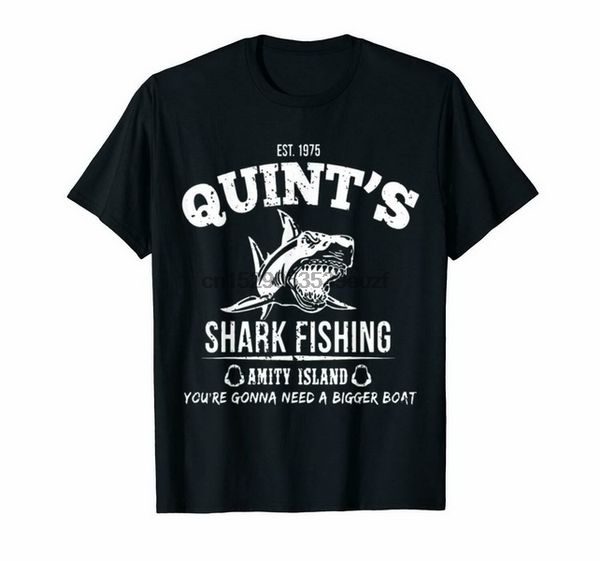 black est 1975 quint s shark fishing amity island you t-shirt 100% cotton new funny tee shirt
black est 1975 quint s shark fishing amity island you t-shirt 100% cotton new funny tee shirt