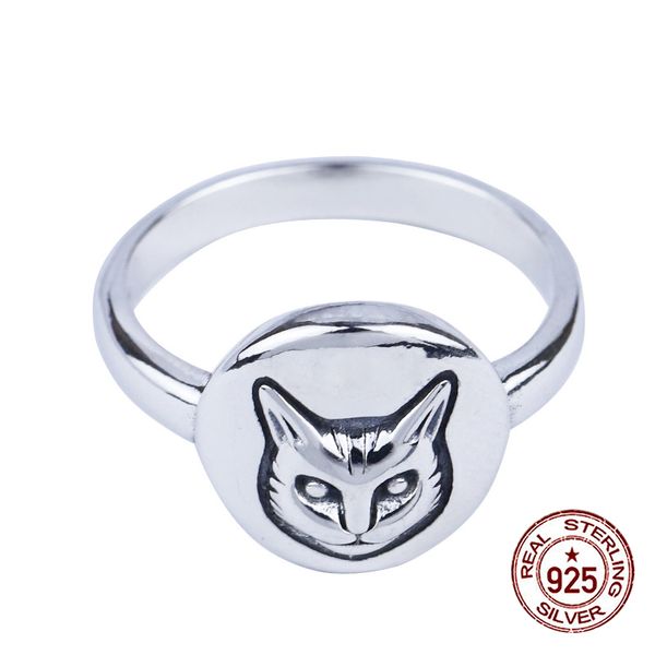 s925 sterling silver ring new personality fashion couple student pair ring net red cat shape letter simple style, Golden;silver
s925 sterling silver ring new personality fashion couple student pair ring net red cat shape letter simple style, Golden;silver