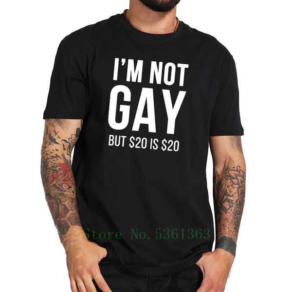 i'm not gay t-shirt simple funny t shirt soft breathable casual black cotton tee hommes fitness t shirt oversized men
i'm not gay t-shirt simple funny t shirt soft breathable casual black cotton tee hommes fitness t shirt oversized men