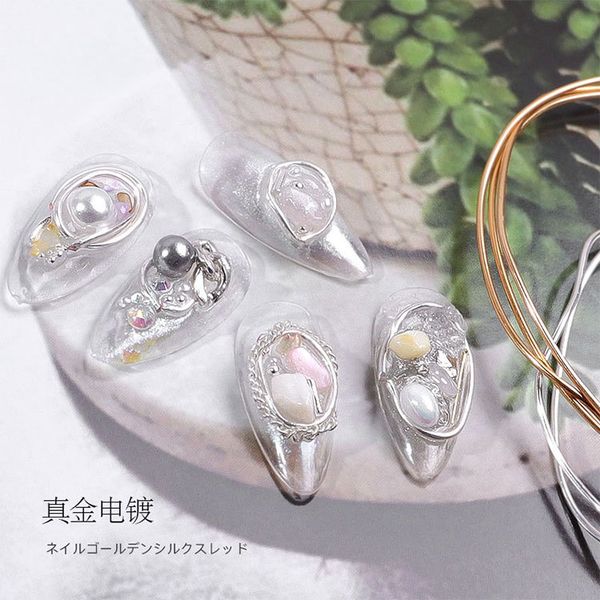 nail art decorations 2021 1roll 100cm copper wire nails decoration high grade line not fade anti-oxidation jewelry, Silver;gold
nail art decorations 2021 1roll 100cm copper wire nails decoration high grade line not fade anti-oxidation jewelry, Silver;gold