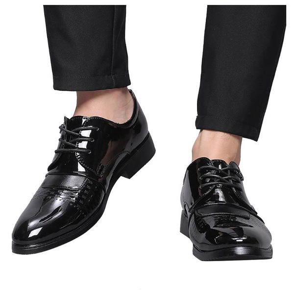 dress shoes kancoold fashion business men classic leather oxford wedding shoe bright lace up black 1210
dress shoes kancoold fashion business men classic leather oxford wedding shoe bright lace up black 1210